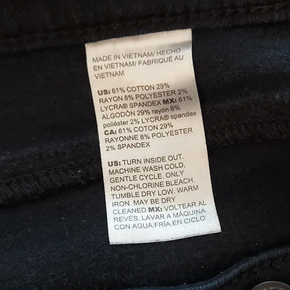 CHICO'S GIRLFRIEND SLIM LEG ANKLE JEANS IN DARK RINSE - Picture 8 of 9